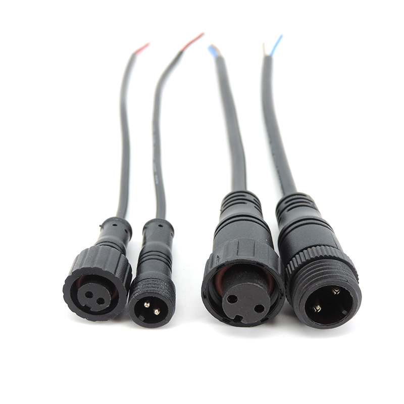 Outdoor Lighting Connectors - M12 M16 Waterproof 2 Pin core