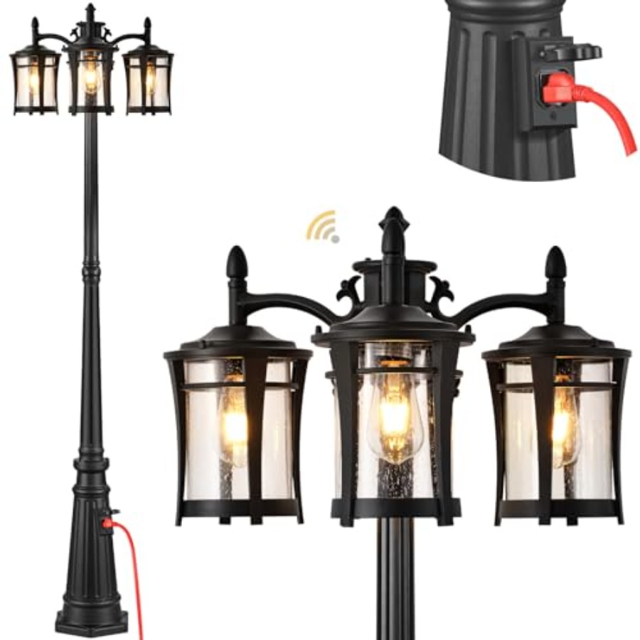 Outdoor Lighting No Outlet - Dusk to Dawn Outdoor Post Lights