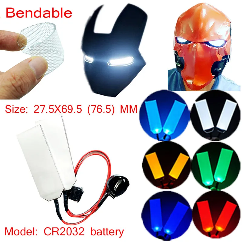 Outdoor Lighting Halloween - 27.5X69.5(76.5)mm Flexible Bendable DIY LED Light