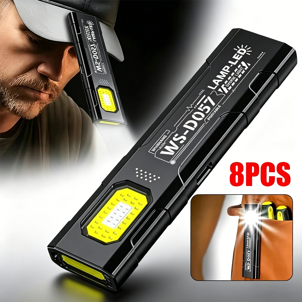 Hanging Outdoor Lighting - Powerful Mini COB Keychain Flashlight 5