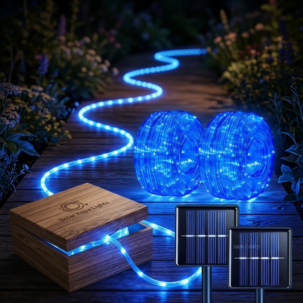 Outdoor Lighting Halloween - Outdoor Solar LED String Lights, Flexible