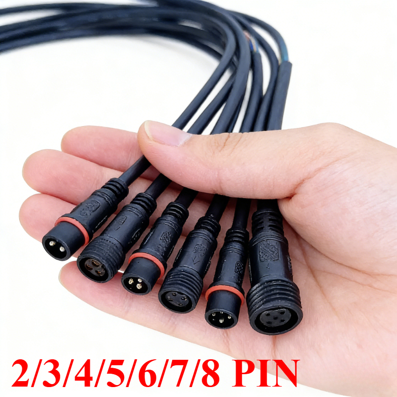 Outdoor Lighting Wire Connectors - Female Male 2 3 4 5