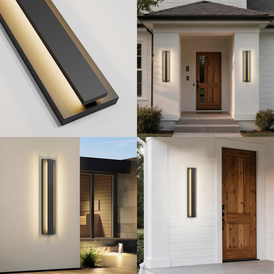 Outdoor Lighting Wall - LamQee 23.6 ch Modern Outdoor Wall