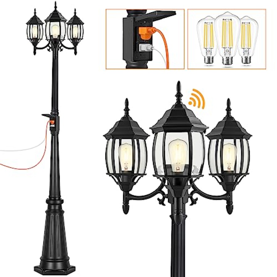 Outdoor Lighting No Outlet - Dusk to Dawn Outdoor Lamp Post