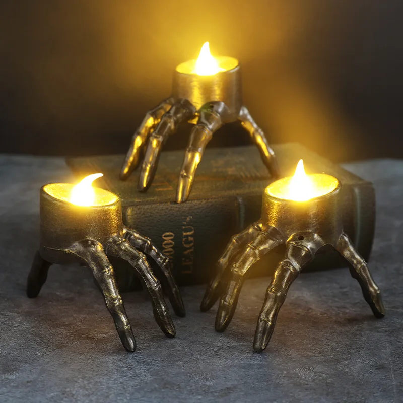 Outdoor Lighting Halloween - Halloween Break The Arm Skull LED