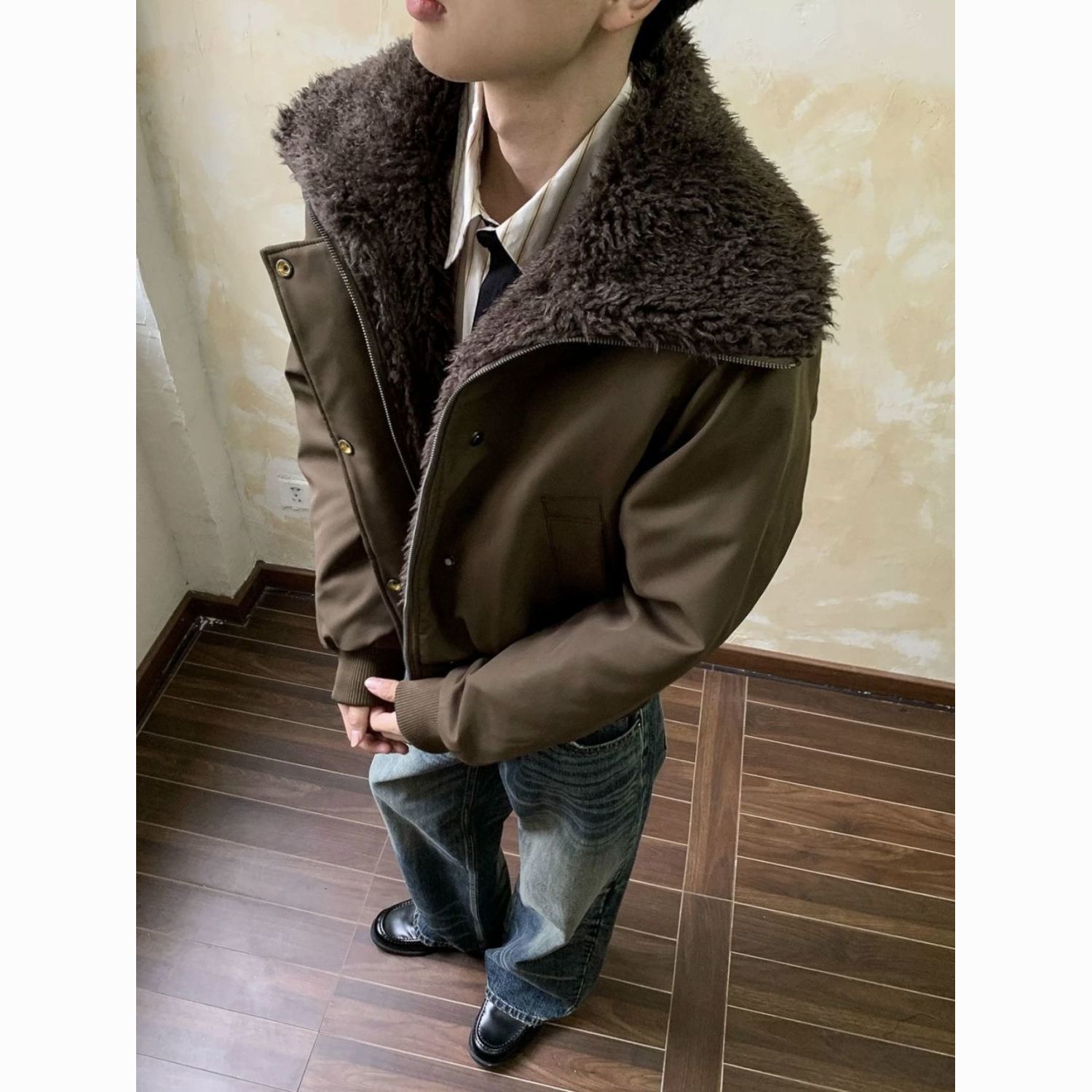 Fur Collar On The Hood	 Jacket - Outdoor Lighting Online recensie en prijs