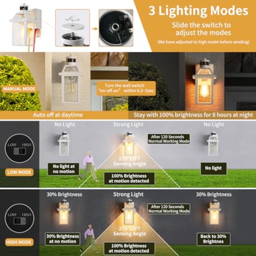 Porch Lights with GFCI Outlet, - Outdoor Lighting No Outlet recensie en prijs