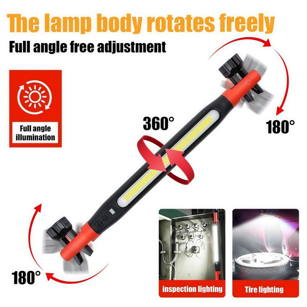 COB LED Work Light USB Recharg - Outdoor Lighting Hooks recensie en prijs