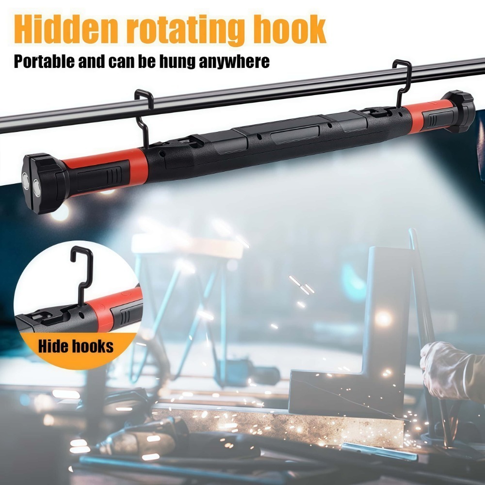 COB LED Work Light USB Recharg - Outdoor Lighting Hooks recensie en prijs