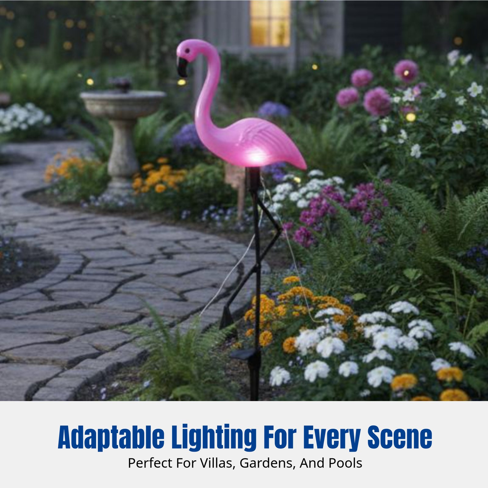 Solar Flamingo Lawn Light, Out - Outdoor Lighting And Landscape recensie en prijs