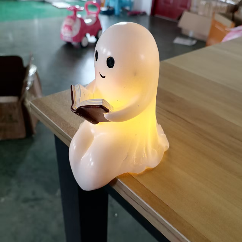 New Cute Ghost Reading Book La - Outdoor Lighting Halloween recensie en prijs