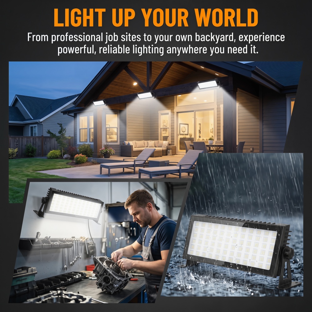 LED Shop Lights, 144W 12000LM  - Outdoor Lighting No Outlet recensie en prijs