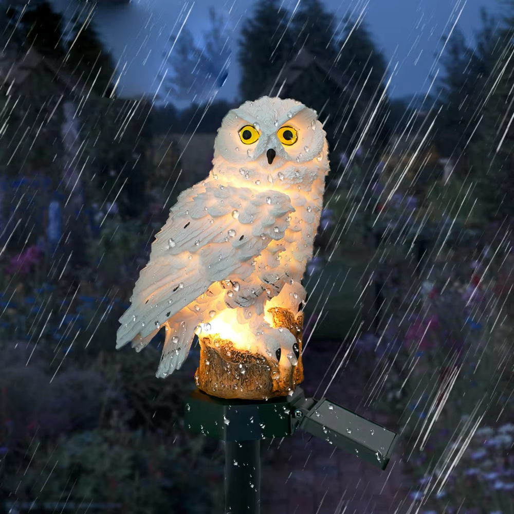 Solar light owl animal sculptu - Outdoor Lighting And Landscape recensie en prijs