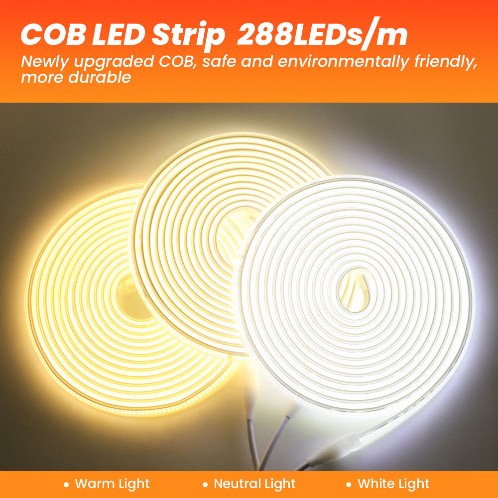 COB LED Strip 110V 220V Flexib - Outdoor Lighting Uk recensie en prijs