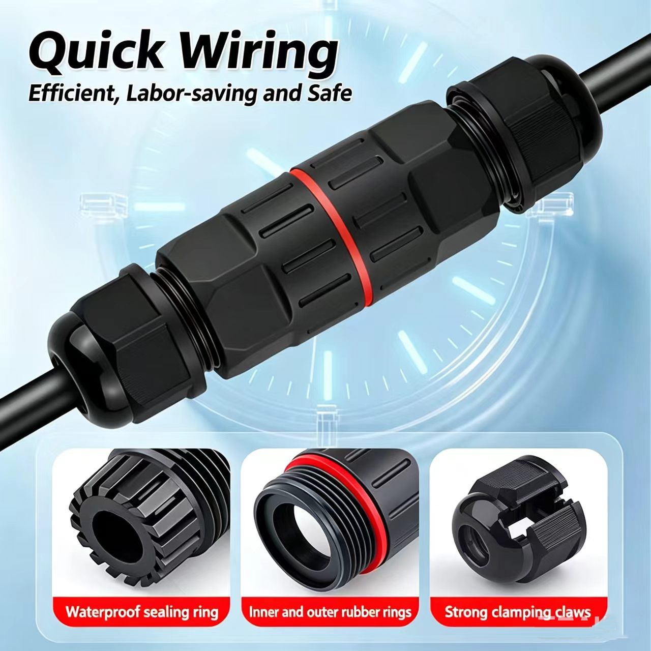 1Pc 2 Pin 3 Pin Wire Connector - Outdoor Lighting Wire Connectors recensie en prijs
