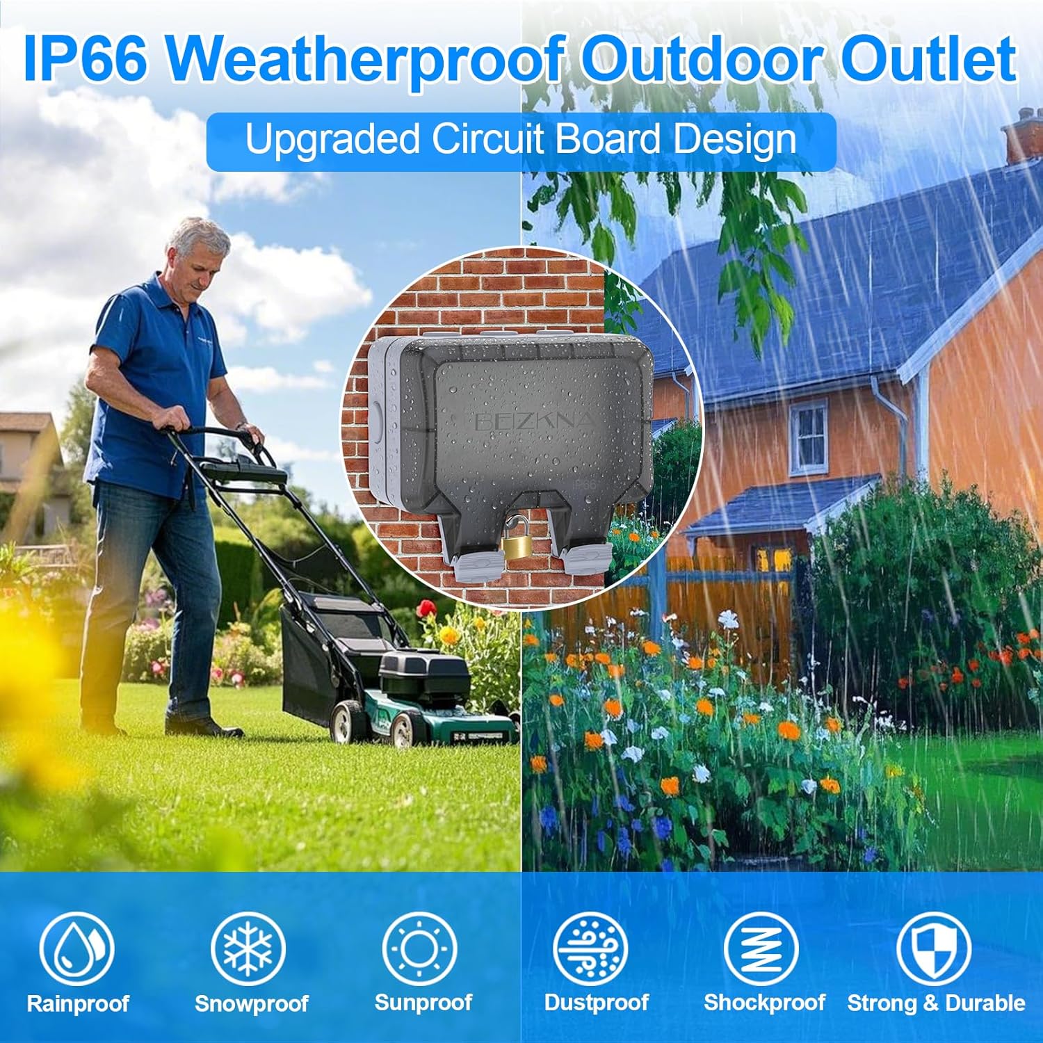 IP66 Waterproof Outdoor Outlet - Outdoor Lighting No Outlet recensie en prijs