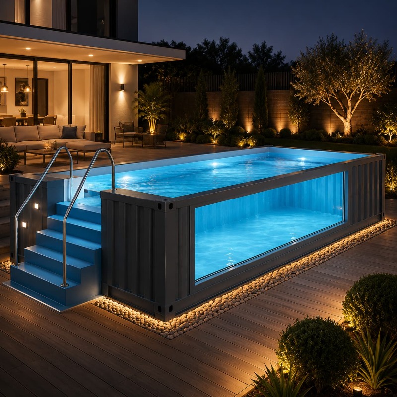 Container Pool Shipping Contai - Outdoor Lighting No Outlet recensie en prijs