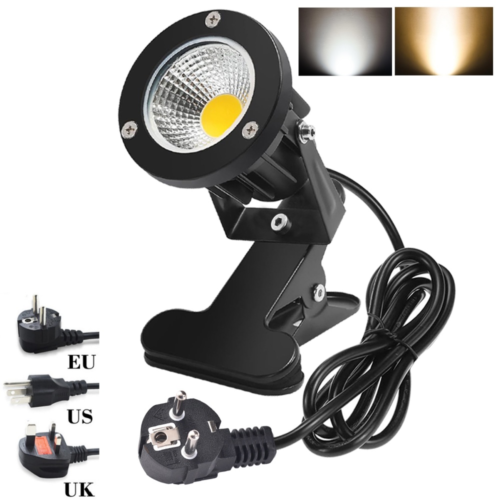Clip On Spot Light Plug in Wat - Outdoor Lighting Uk recensie en prijs