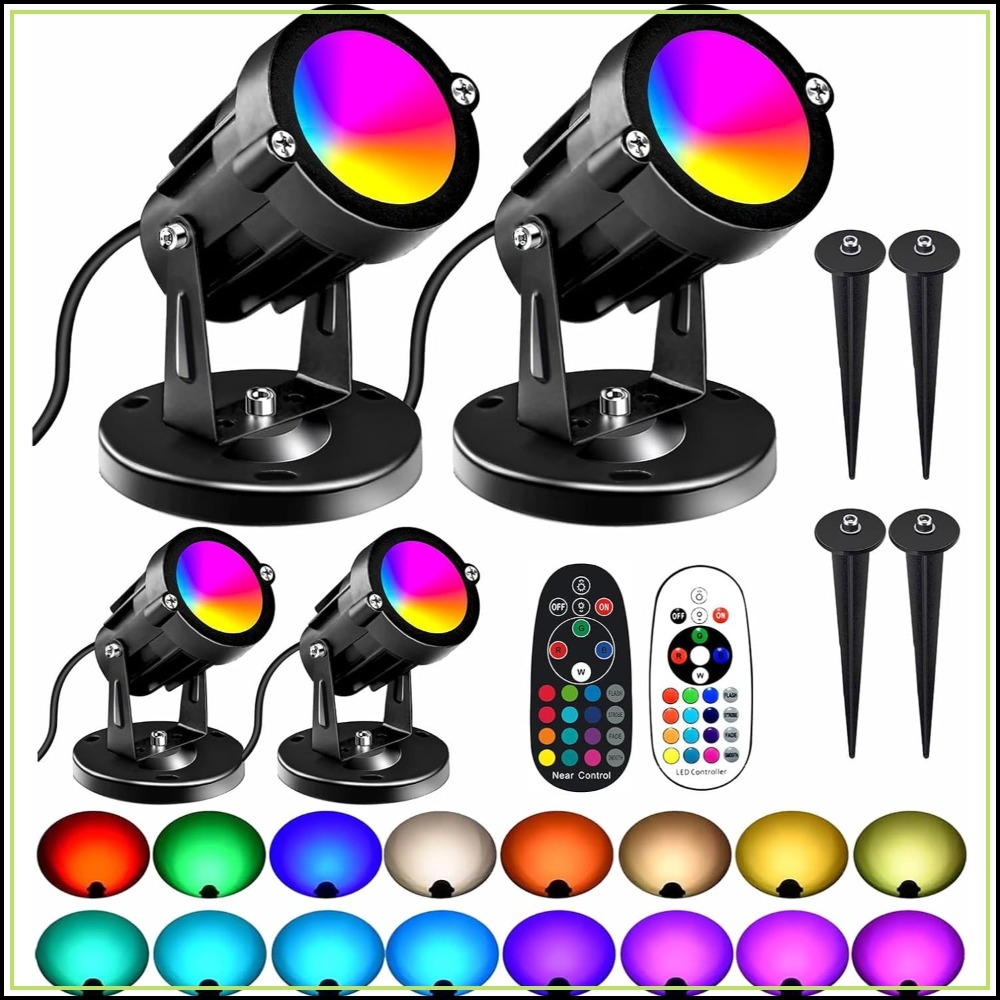RGBW 8W LED Spotlight with Rem - Outdoor Lighting Landscape recensie en prijs
