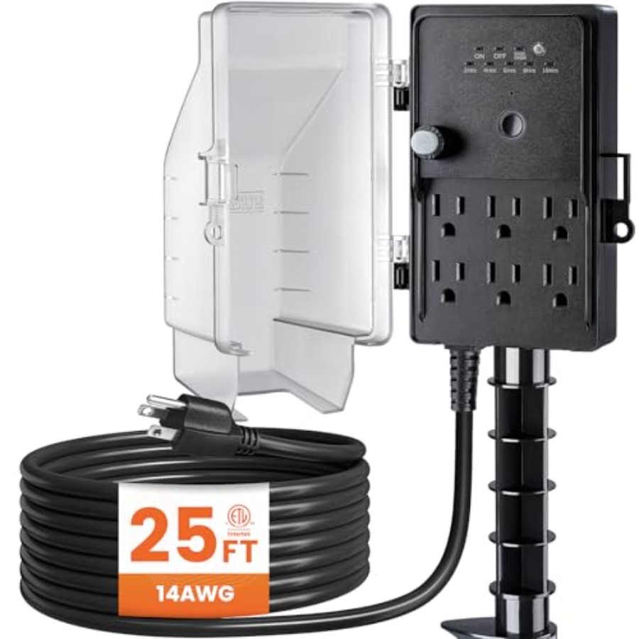 Outdoor Power Stake Dusk to Da - Outdoor Lighting No Outlet recensie en prijs