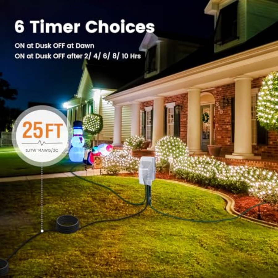 Outdoor Power Stake Dusk to Da - Outdoor Lighting No Outlet recensie en prijs