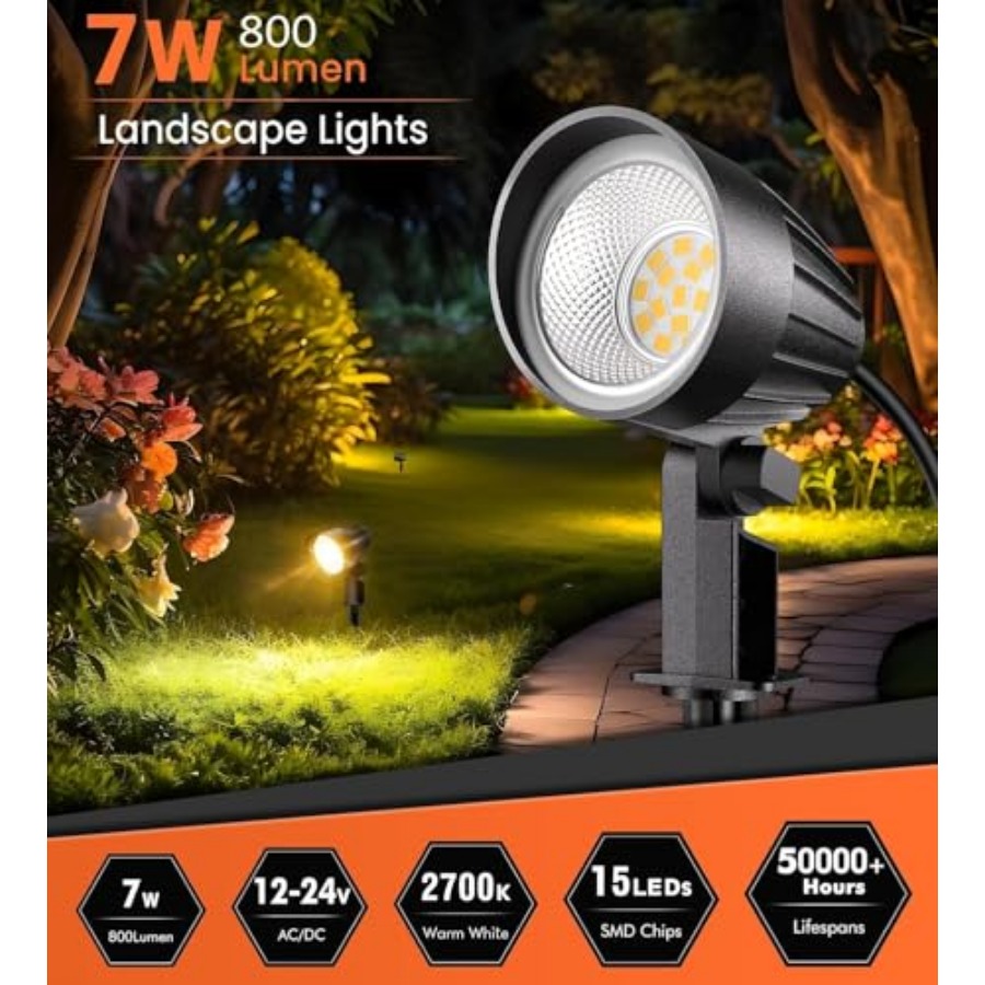 7W 00lm Low Voltage Landscape  - Outdoor Lighting Connectors recensie en prijs