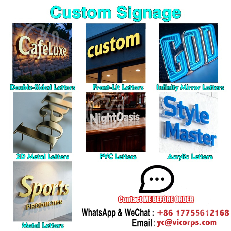 Custom Acrylic Signs Sign Led  - Outdoor Lighting Wall recensie en prijs