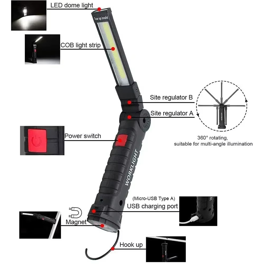 Portable LED Flashlight with M - Outdoor Lighting Landscape recensie en prijs