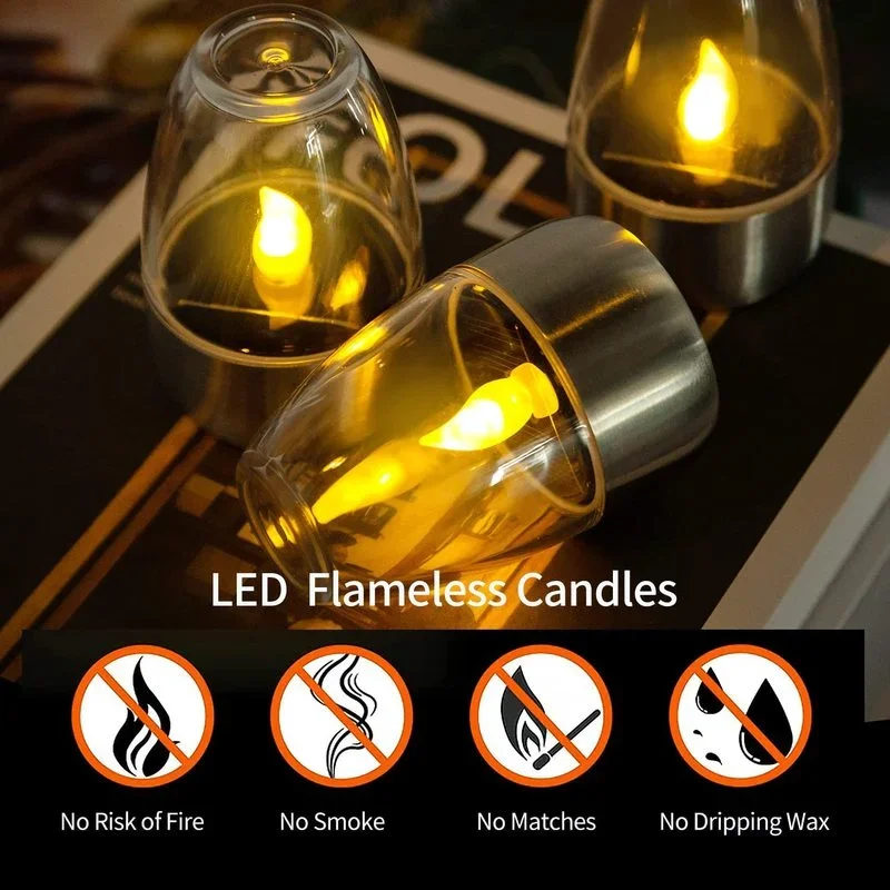 Solar Powered Flameless Candle - Outdoor Lighting Battery Operated recensie en prijs