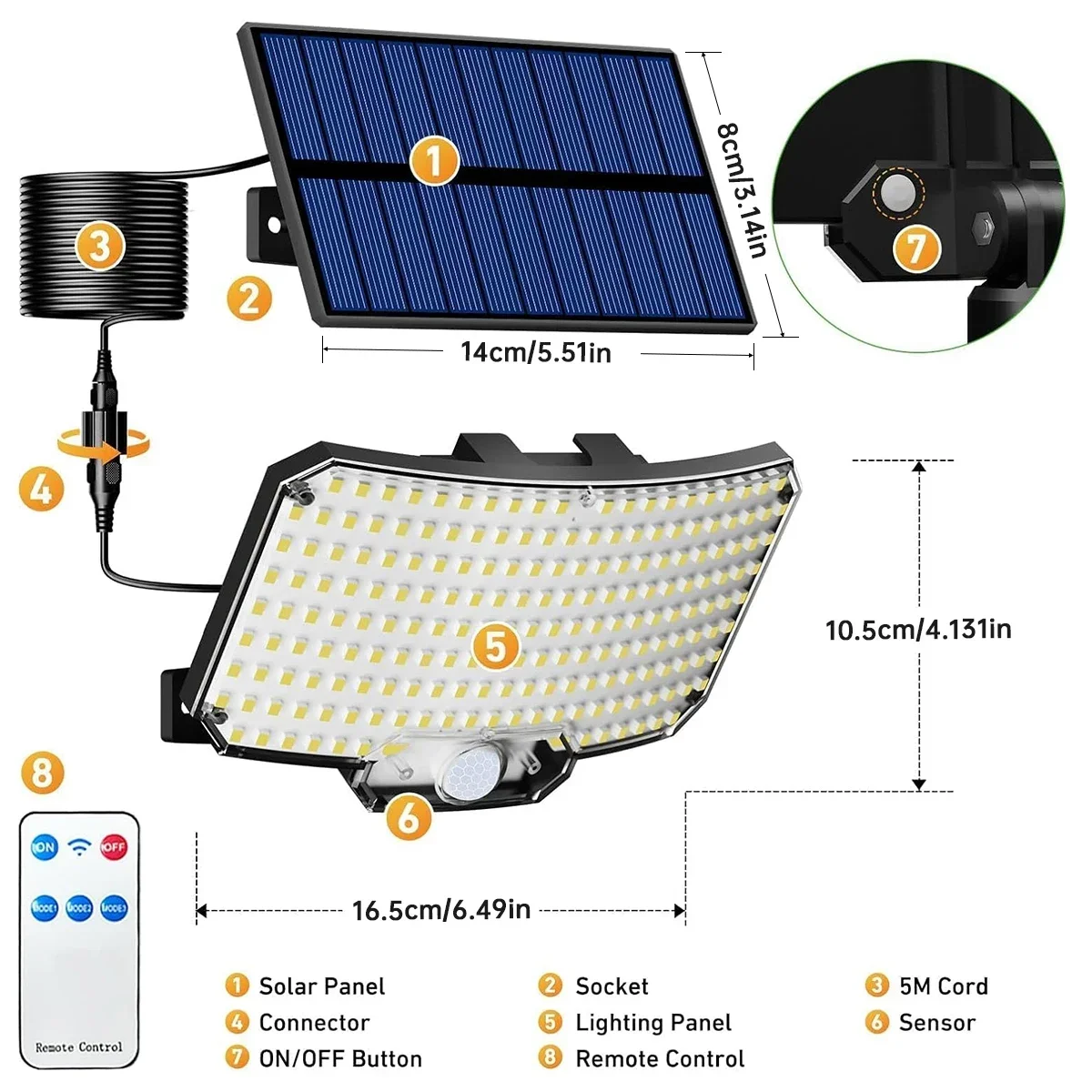 234LED Solar Outdoor Lights Mo - Outdoor Lighting Wall recensie en prijs