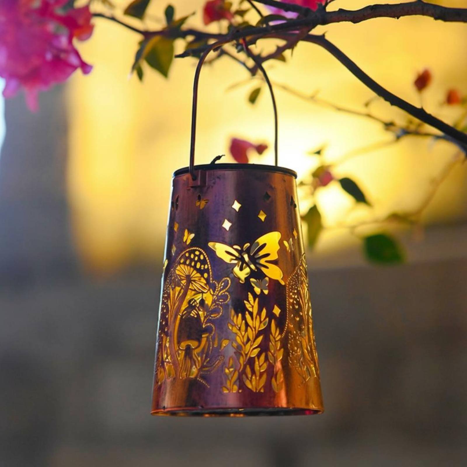Floral Garden Lantern Pattern  - Hanging Outdoor Lighting recensie en prijs