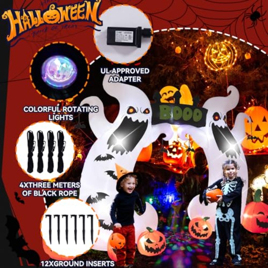 Halloween Inflatable, 16 FT Gi - Outdoor Lighting Halloween recensie en prijs