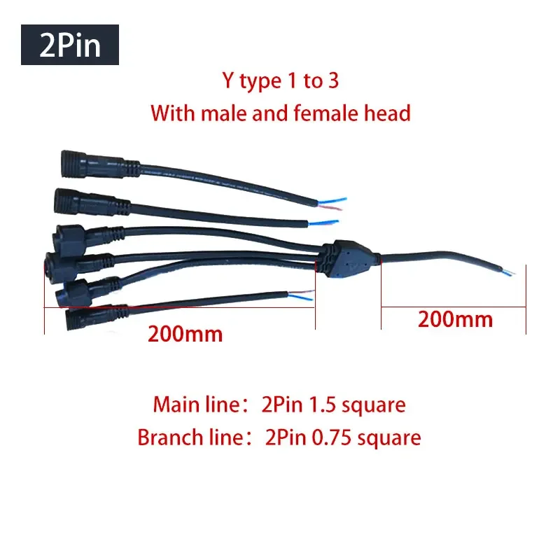 Waterproof Y-Type Wire Splitte - Outdoor Lighting Wire Connectors recensie en prijs