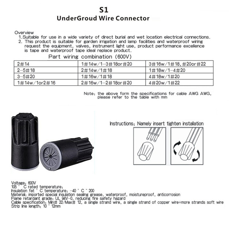 ABJA-Waterproof Wire Connector - Outdoor Lighting Wire Connectors recensie en prijs