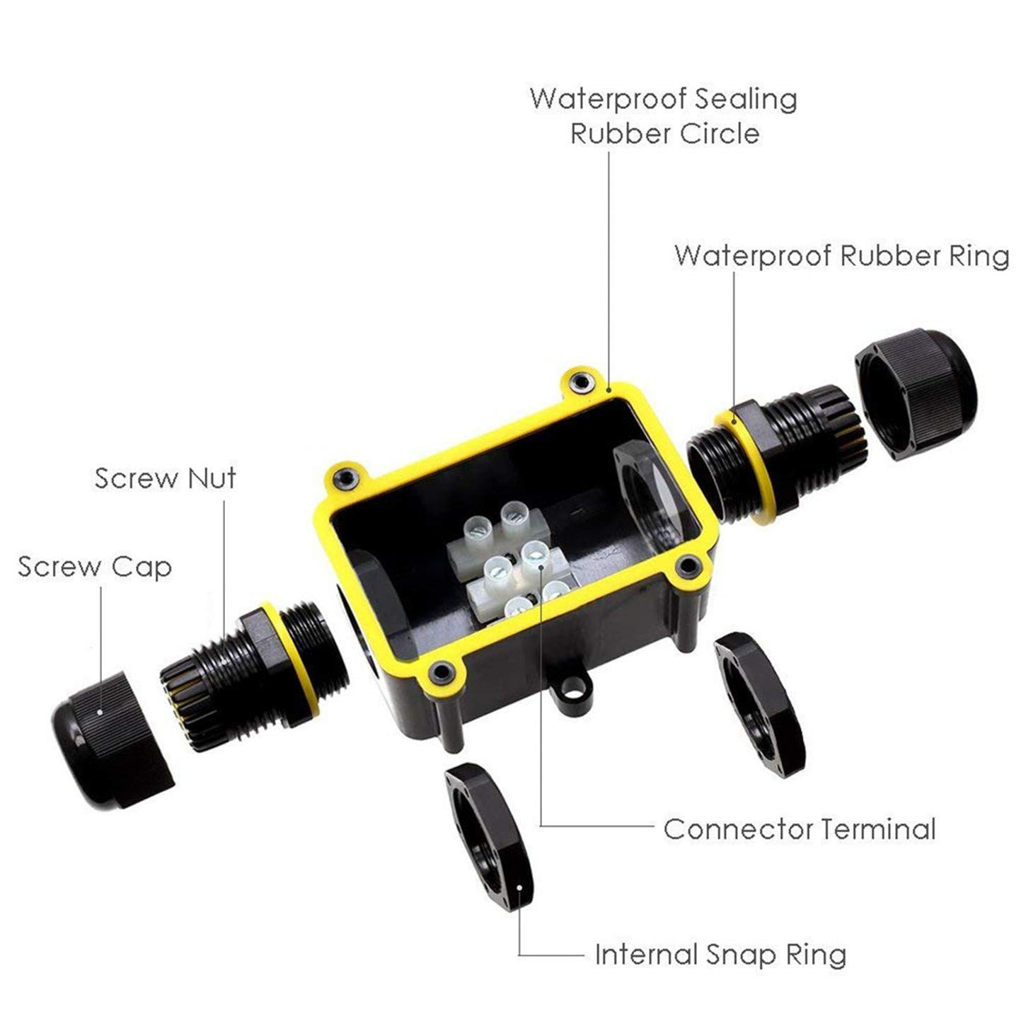 2 Way Outdoor Waterproof IP66  - Outdoor Lighting Wire Connectors recensie en prijs