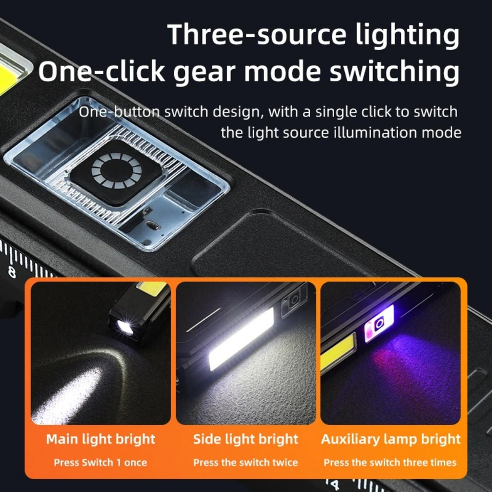 Rechargeable LED Flashlight Wo - Outdoor Lighting Hooks recensie en prijs