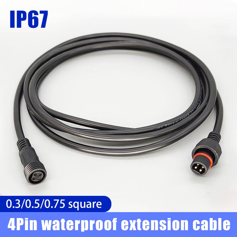 Male Famale Plug Cable 4Pin Wa - Outdoor Lighting Wire Connectors recensie en prijs