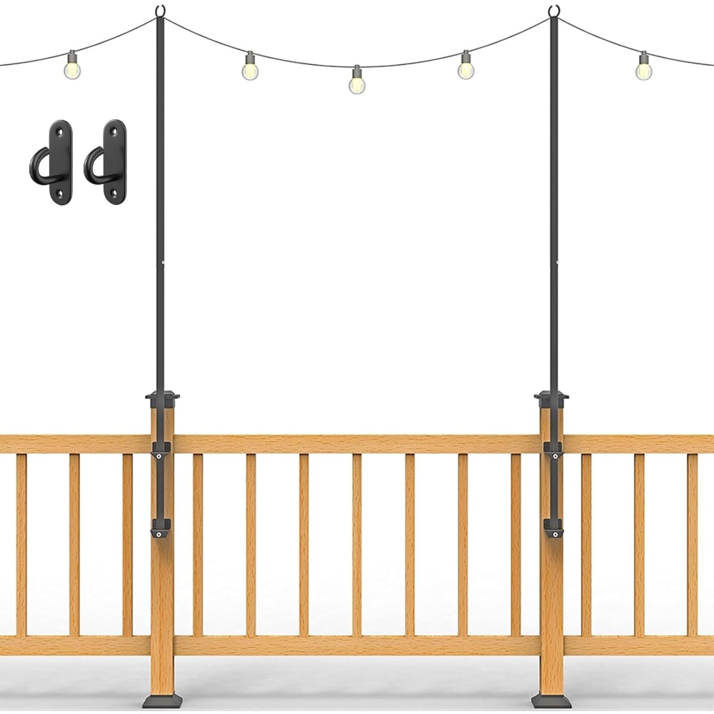2 pack string light poles - st - Outdoor Lighting Hooks recensie en prijs