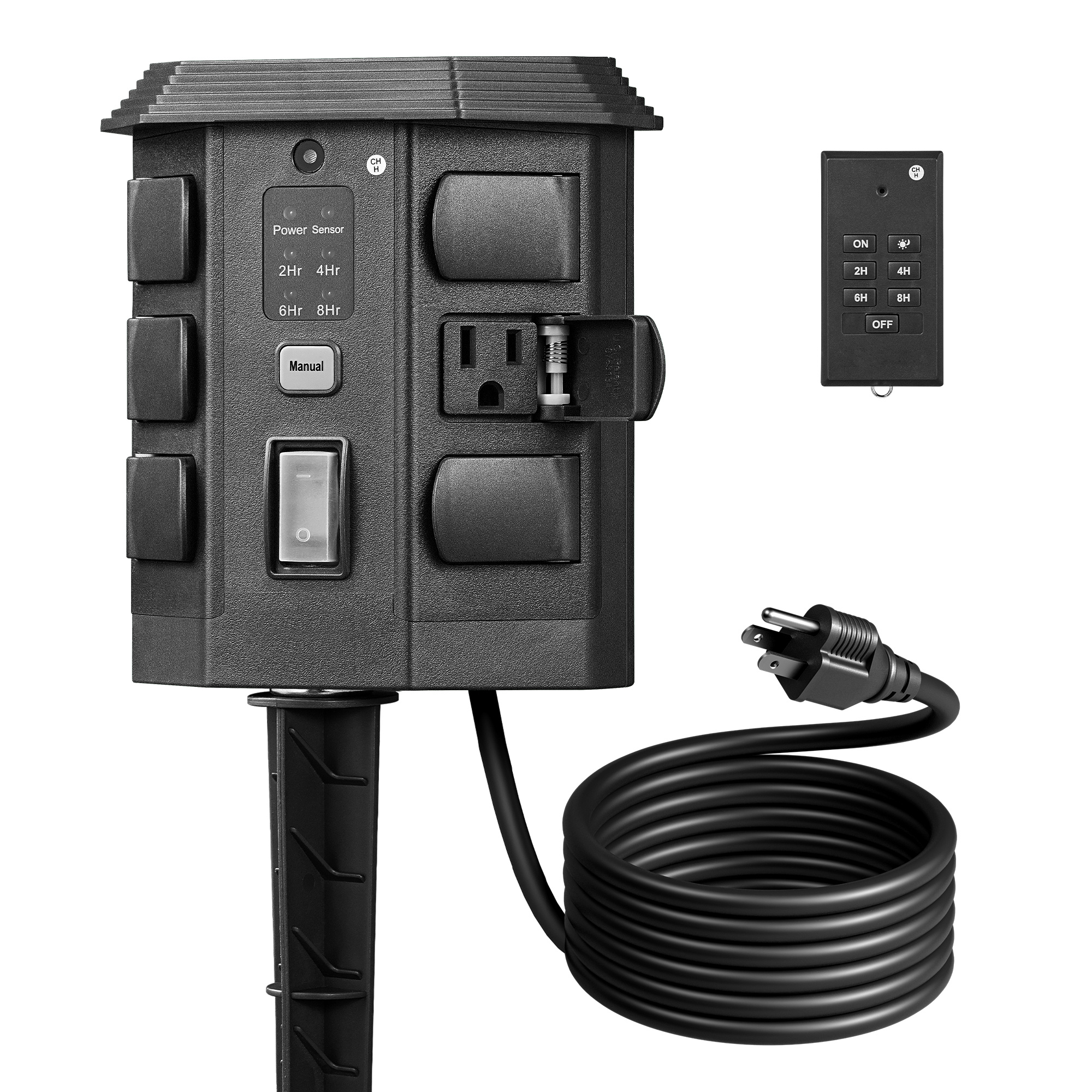 Outdoor Power Stake Timer, Out - Outdoor Lighting No Outlet recensie en prijs