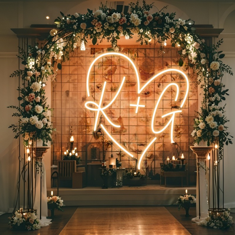 Custom Initials Heart LED Neon - Outdoor Lighting Halloween recensie en prijs