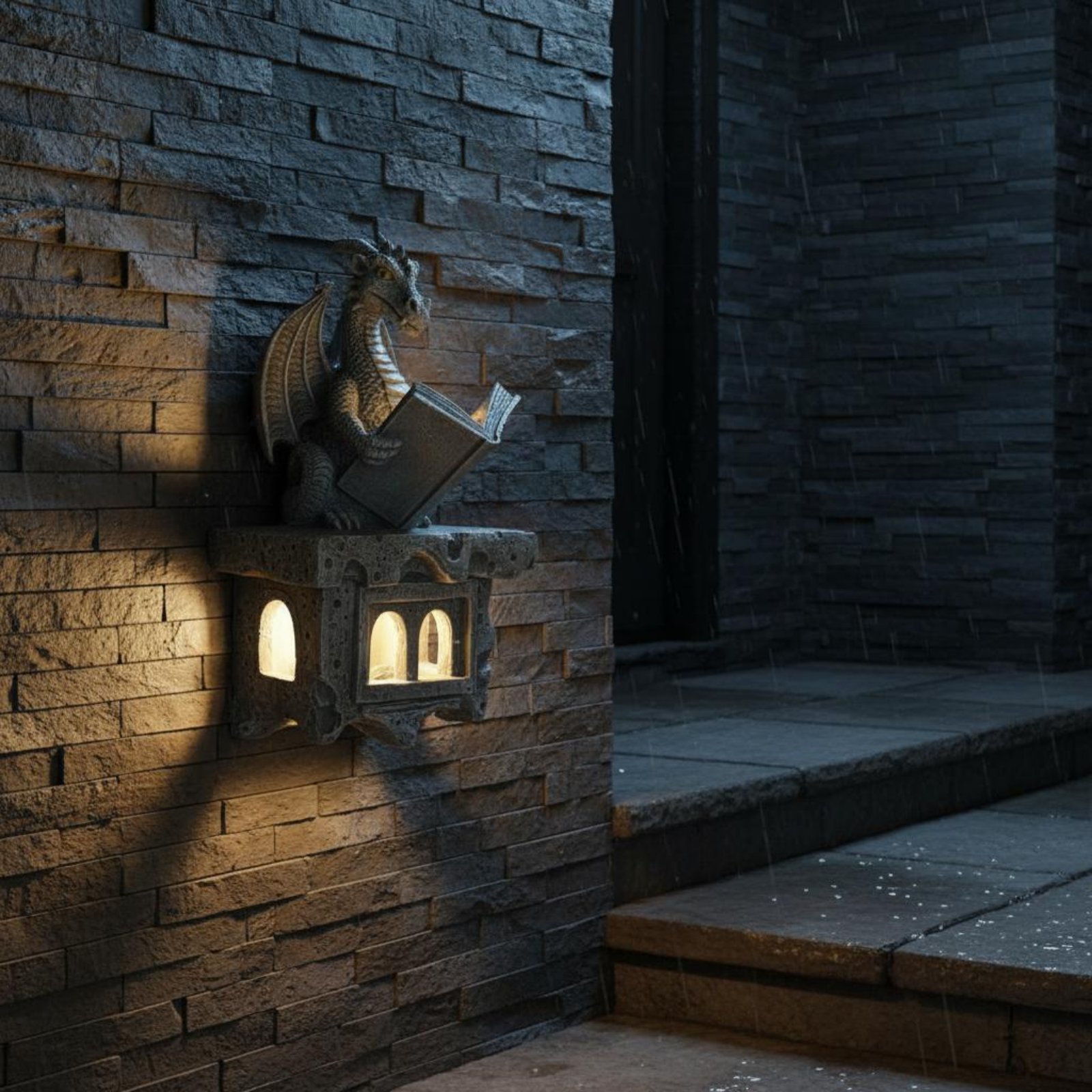 Solar Wyvern Wall Shine Auto O - Outdoor Lighting Wall recensie en prijs