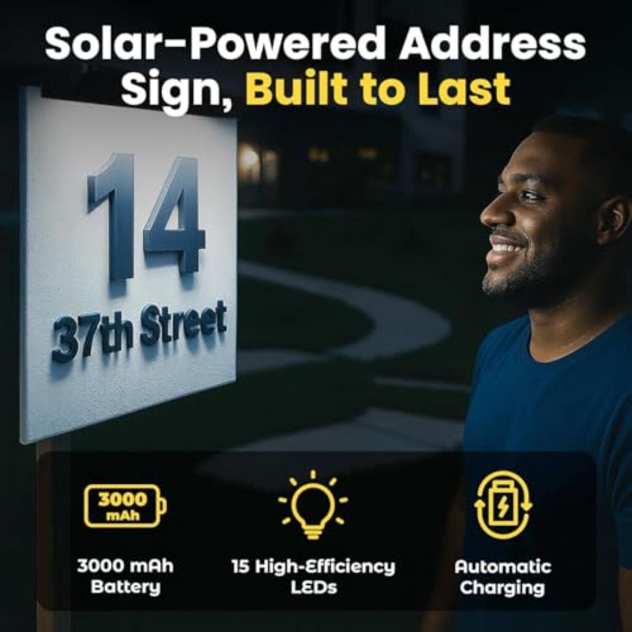 s 2Pck Solar Address Sign Ligh - Outdoor Lighting Install recensie en prijs