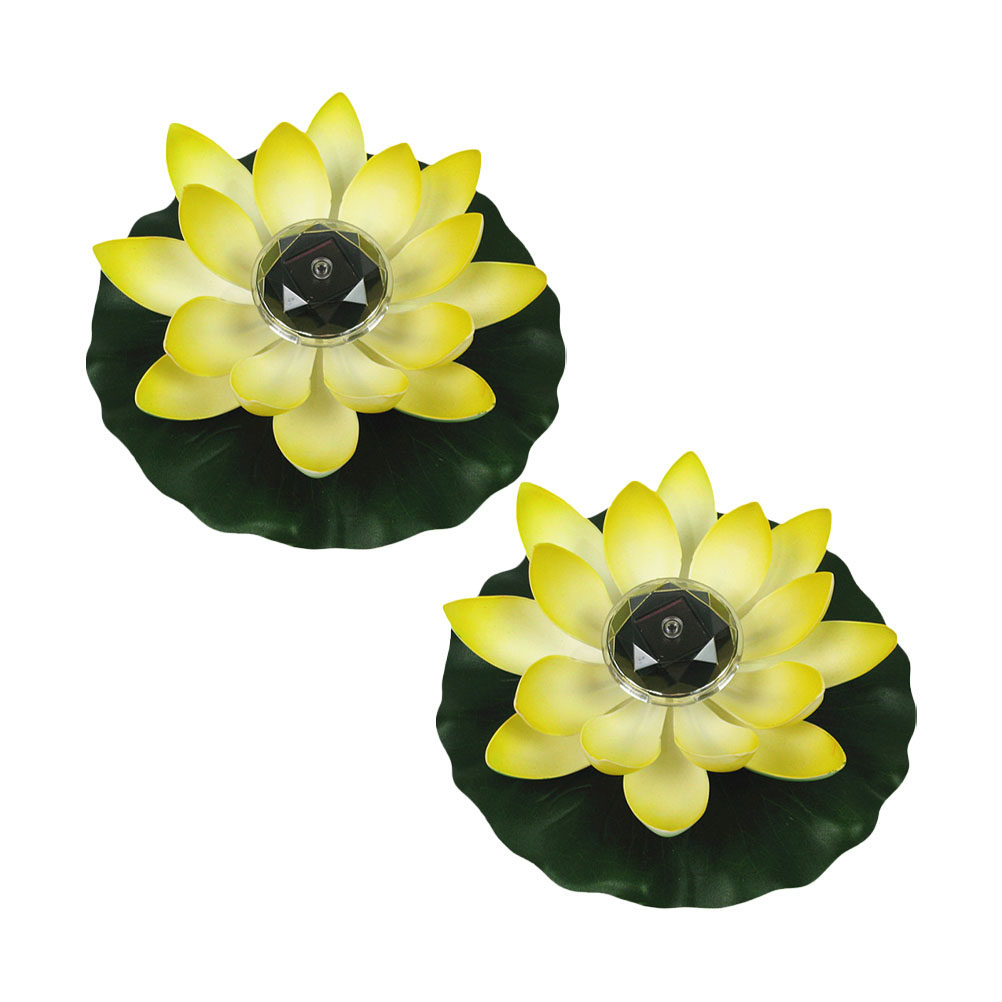 2Pcs Solar Lotus Design Floati - Outdoor Lighting And Landscape recensie en prijs
