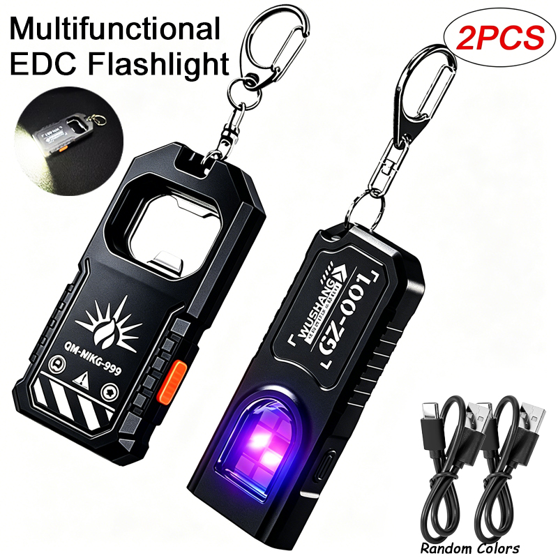 2Pcs Portable LED COB Keychain - Outdoor Lighting Landscape recensie en prijs