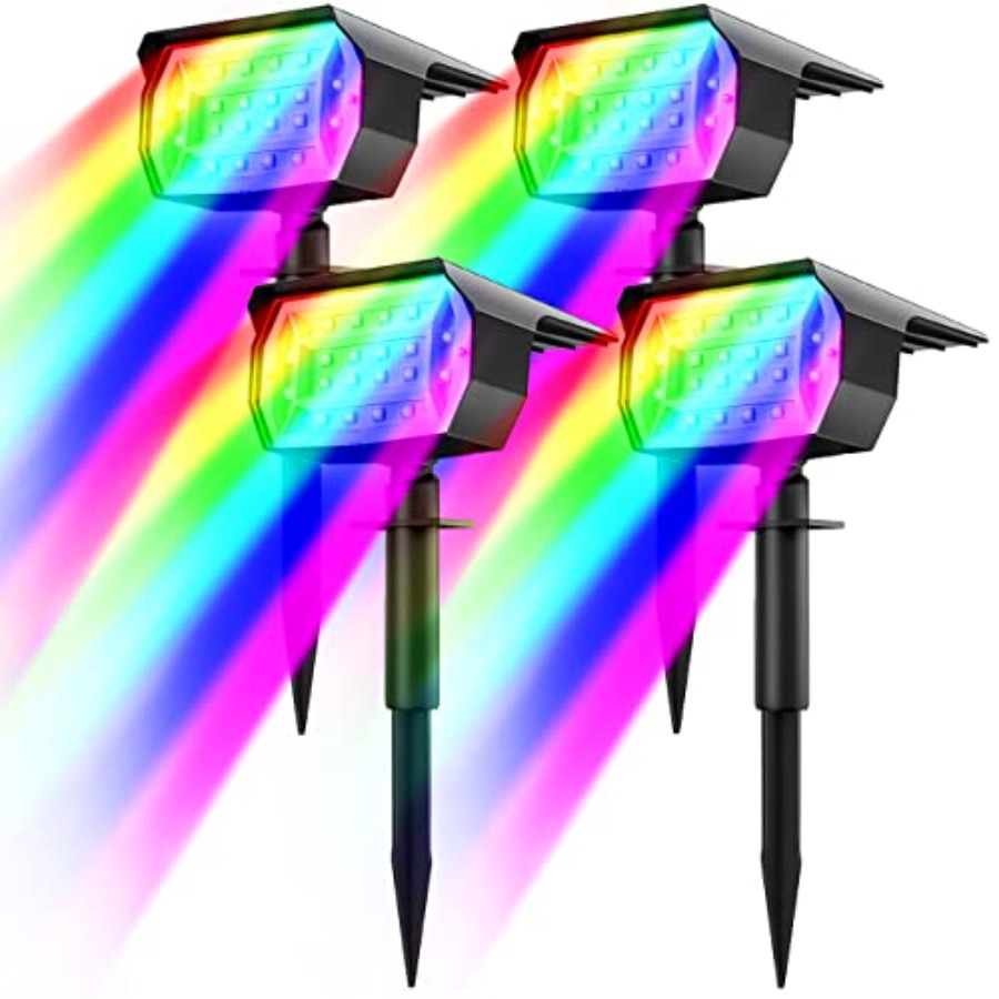 Solar Spot Lights Outdoor Colo - Outdoor Lighting Halloween recensie en prijs