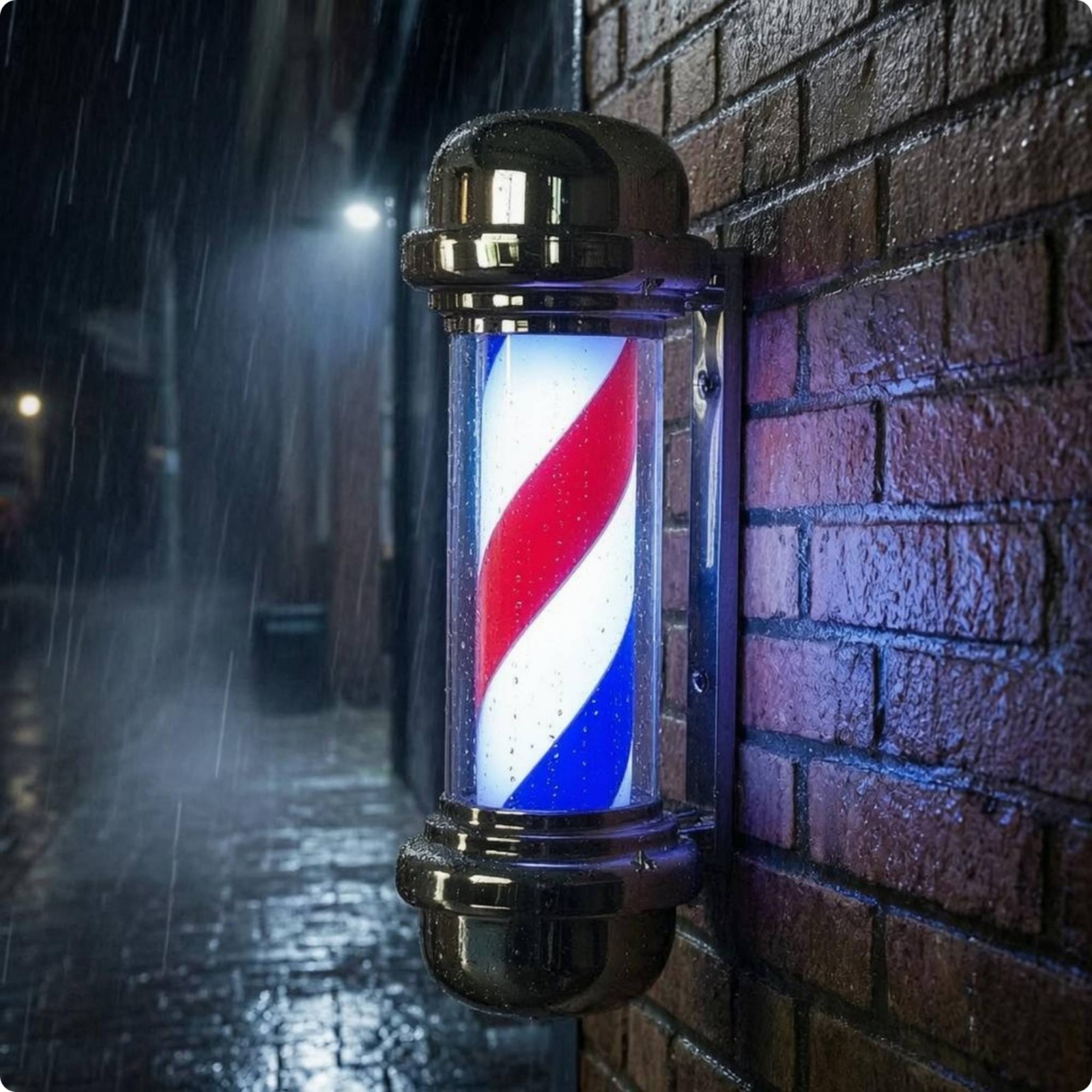 LED Barber Pole Transparent Co - Outdoor Lighting Wall recensie en prijs