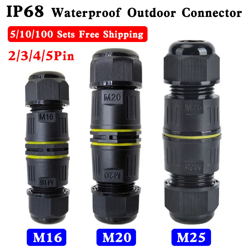 M16 M20 M25 IP68 Waterproof Ou - Outdoor Lighting Wire Connectors recensie en prijs