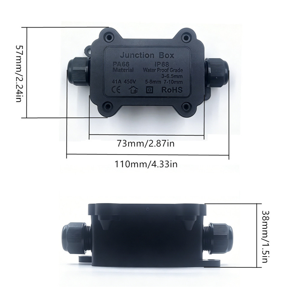 IP68 Waterproof Junction Box 2 - Outdoor Lighting Wire Connectors recensie en prijs