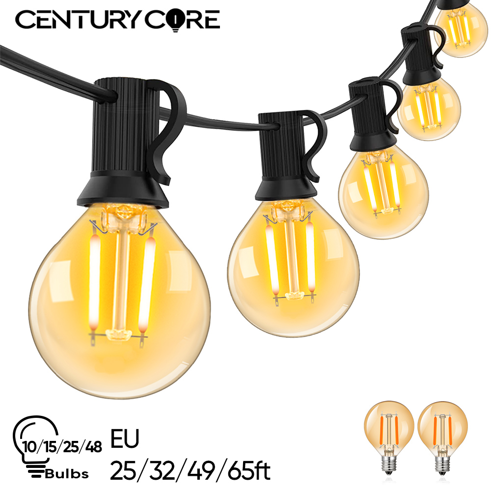 Vintage LED G40 Street Garland - Outdoor Lighting Uk recensie en prijs