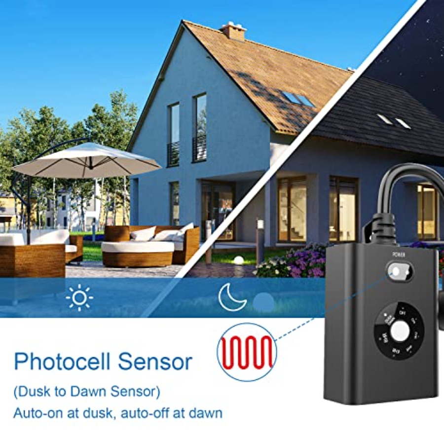 Outdoor Sensor Timer for Light - Outdoor Lighting No Outlet recensie en prijs